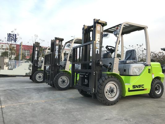 녹색 포크 릭터 디젤 5톤 SNSC 4000kg 부하 디젤 반탄력