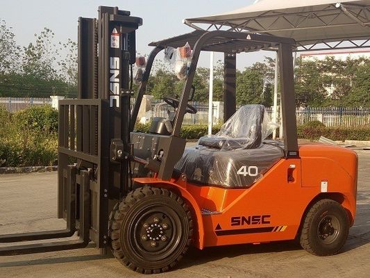 OEM 4톤 디젤 포크리프트 SNSC 디젤 리프트 트럭 2단 마스트