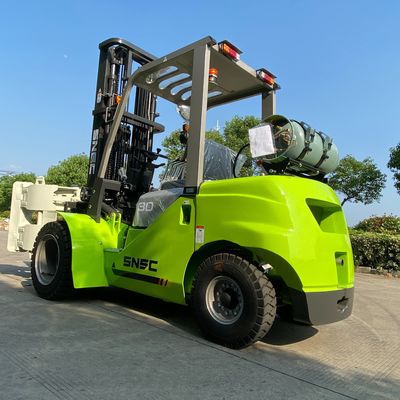천연가스 포크리프트 3톤 LPG 듀얼 연료 포크리프트 트럭 무거운