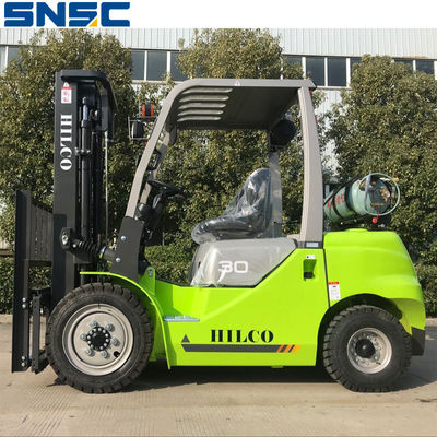 3m에서 7m까지 도달 SNSC LPG 가스 포크리프트 3 톤 LPG 반탄력 포크리프트