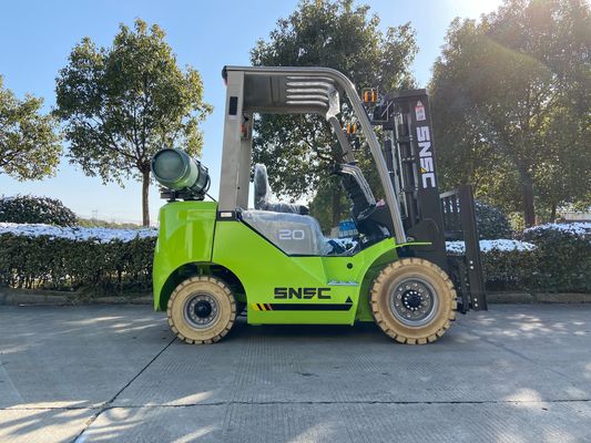2톤 LPG 가스 포크리프트 3000mm-7000mm 리프팅 듀얼 연료 포크리프트
