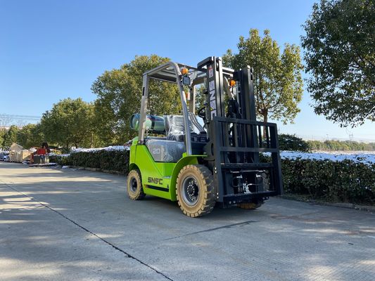 2톤 LPG 가스 포크리프트 3000mm-7000mm 리프팅 듀얼 연료 포크리프트