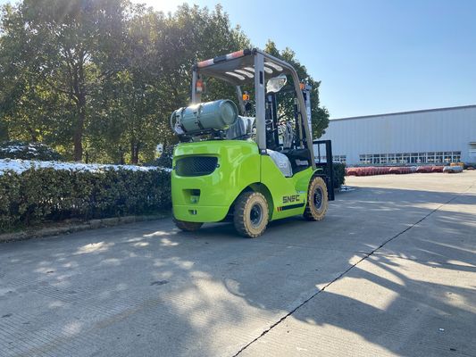 2톤 LPG 가스 포크리프트 3000mm-7000mm 리프팅 듀얼 연료 포크리프트