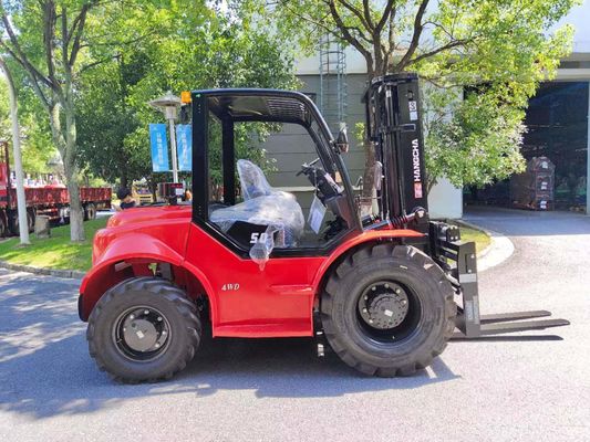 3톤 3.5톤 5톤 4륜 구동 포크리프트 2WD 야외 포크리프트
