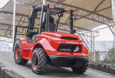3톤 3.5톤 5톤 4륜 구동 포크리프트 2WD 야외 포크리프트