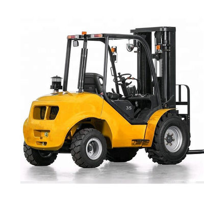 4X2 거친 지형 포크리프트 3500kg 4륜 구동 포크리프트
