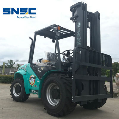 4X2 거친 지형 포크리프트 3500kg 4륜 구동 포크리프트