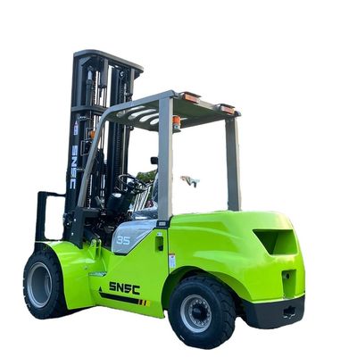 사이드 셔퍼 4x4 포크리프트 YUNNEI 엔진 3500kg 소형 오프로드 포크리프트