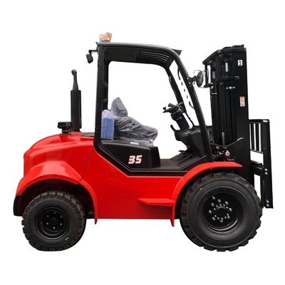 3000kg-5000kg 4wd 거친 지형 포크리프트 오프로드 포크리프트 승용차