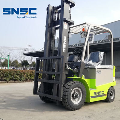 2 톤 2.5 T 전기 포크리프트 4 피오트 배터리 가동 포크리프트