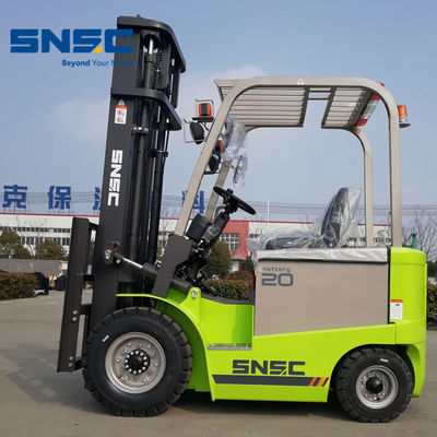2 톤 2.5 T 전기 포크리프트 4 피오트 배터리 가동 포크리프트