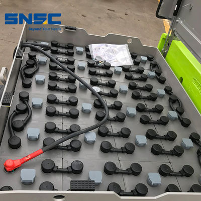 2 톤 2.5 T 전기 포크리프트 4 피오트 배터리 가동 포크리프트