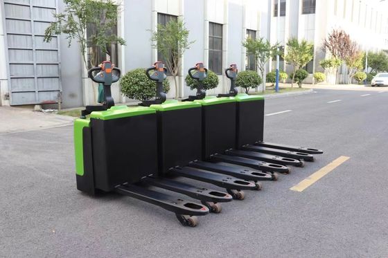 식품 및 음료 공장용 1550mm 포크 배터리 가동 팔레트 트럭