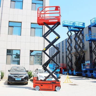 300kg 자동 전동 시저 리프트 OEM 모바일 시저 리프트 플랫폼