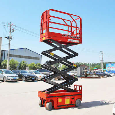 300kg 자동 전동 시저 리프트 OEM 모바일 시저 리프트 플랫폼