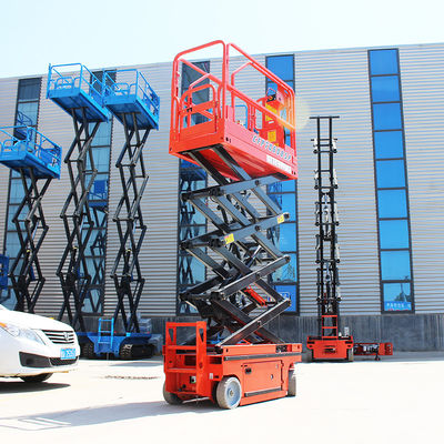 300kg 자동 전동 시저 리프트 OEM 모바일 시저 리프트 플랫폼